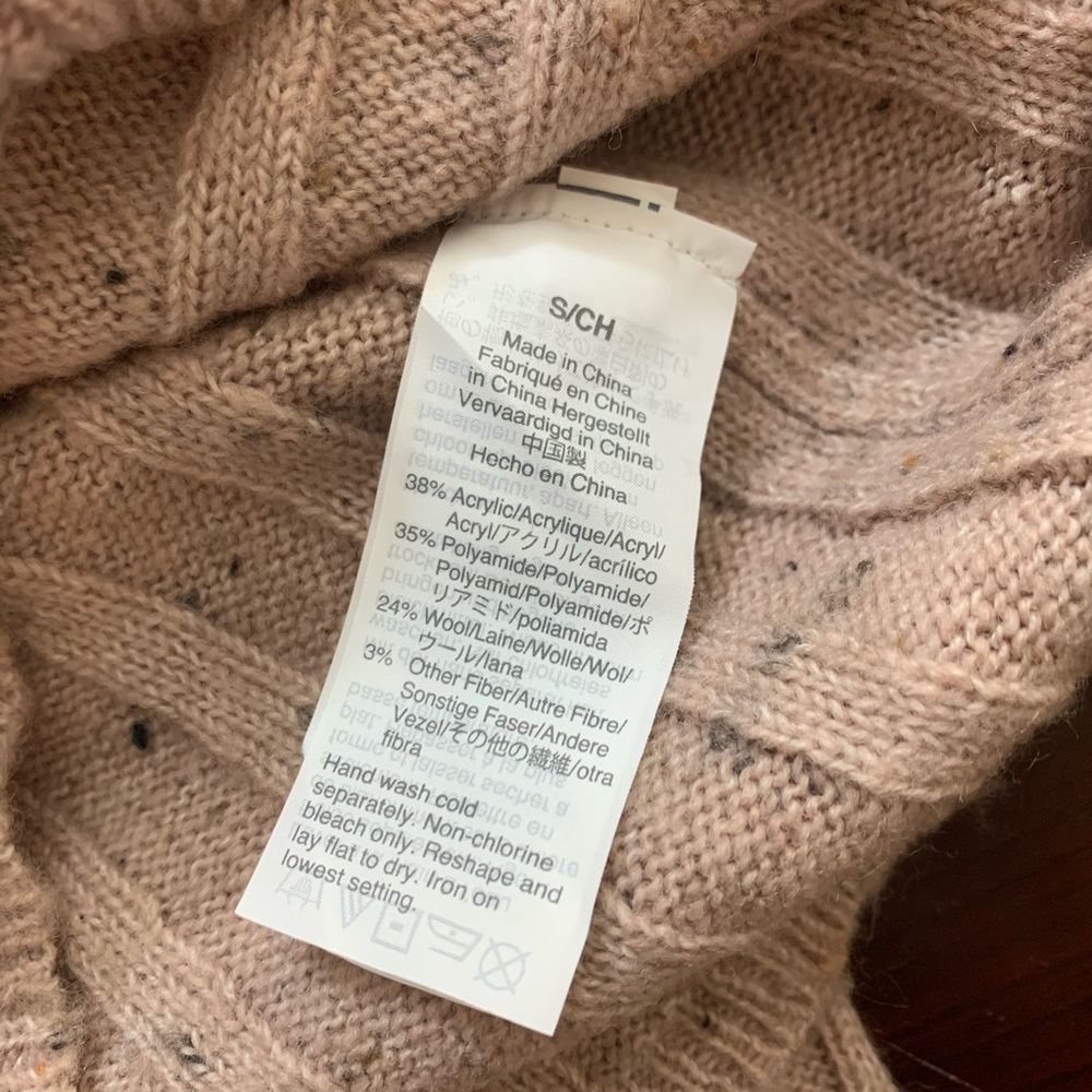 Madewell Donegal Evercrest Turtleneck Sweater Small- 0376, 0377, 0378 - Picture 8 of 13
